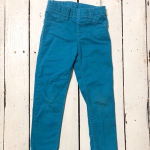 Turquoise Toddler Jeggings